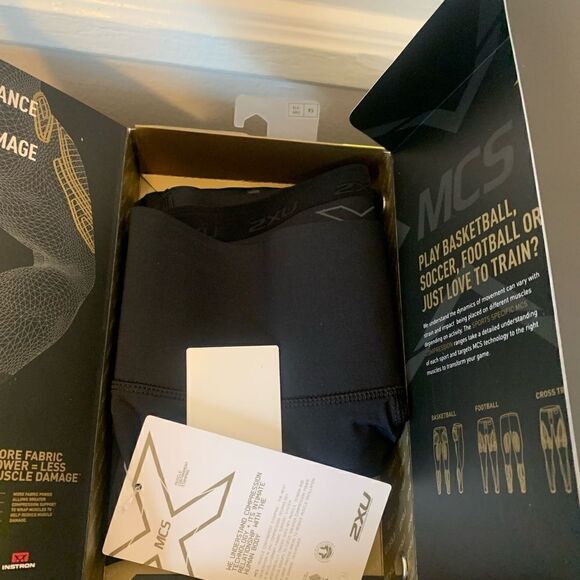 2 XU MCS bonded midrise lightweight quick drying coat waistband leggings - Picture 1 of 8